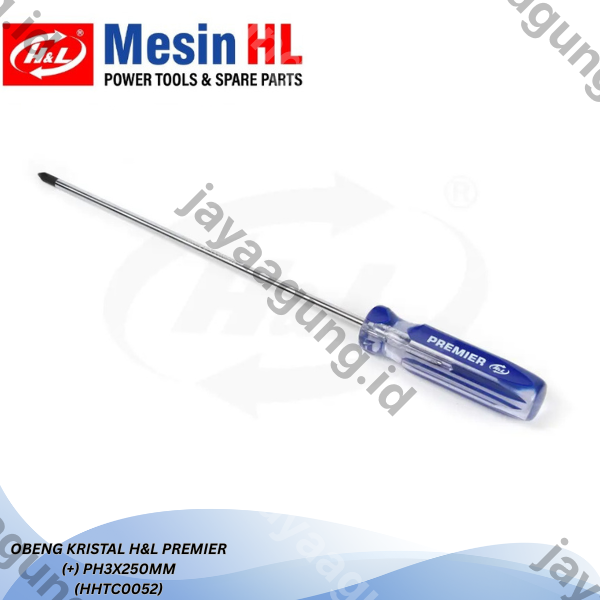 Gambar OBENG KRISTAL H&L PREMIER (+)PH3X250MM (HHTC0052) ke-2