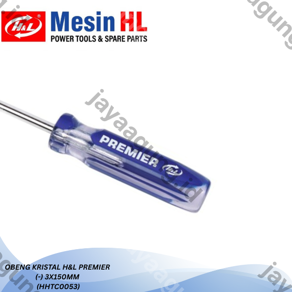 Gambar OBENG KRISTAL H&L PREMIER (-)3X150MM (HHTC0053) ke-4