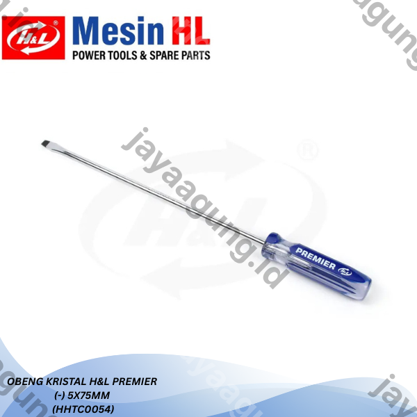 OBENG KRISTAL H&L PREMIER (-)5X75MM (HHTC0054)