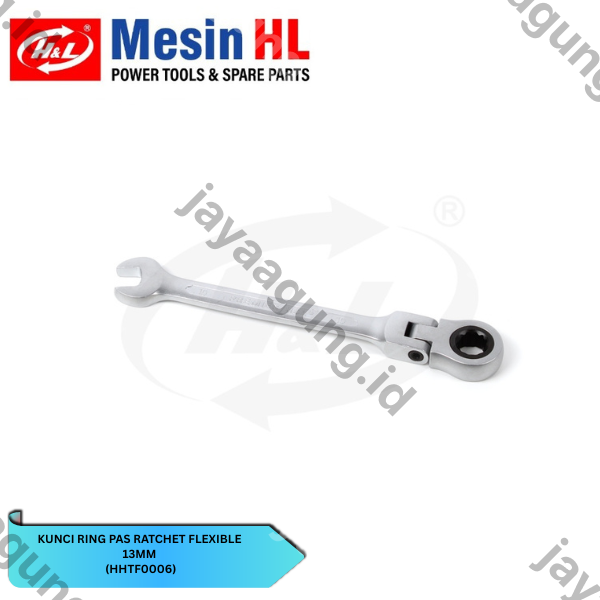 KUNCI RING PAS RATCHET FLEX H&L 13MM (HHTF0006)