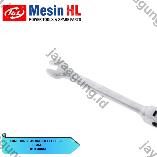 Gambar KUNCI RING PAS RATCHET FLEX H&L 13MM (HHTF0006) ke-4
