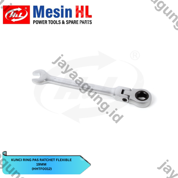 Gambar KUNCI RING PAS RATCHET FLEX H&L 19MM (HHTF0012) ke-2