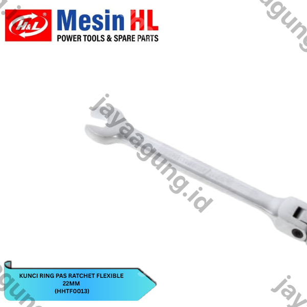 Gambar KUNCI RING PAS RATCHET FLEX H&L 22MM (HHTF0013) ke-4