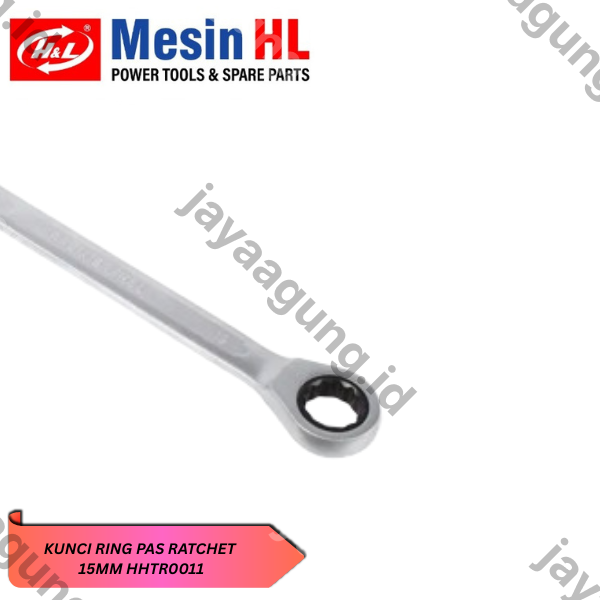 Gambar KUNCI RING PAS RATCHET H&L 15MM HHTR0011 ke-4