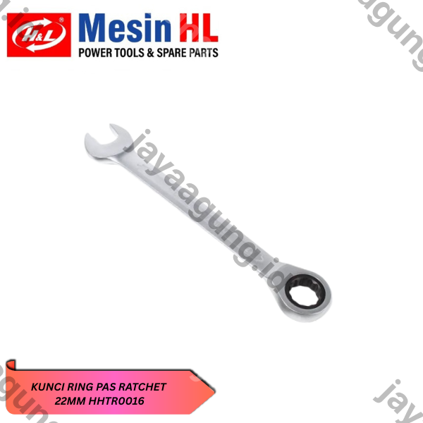 Gambar KUNCI RING PAS RATCHET H&L 22MM HHTR0016 ke-2