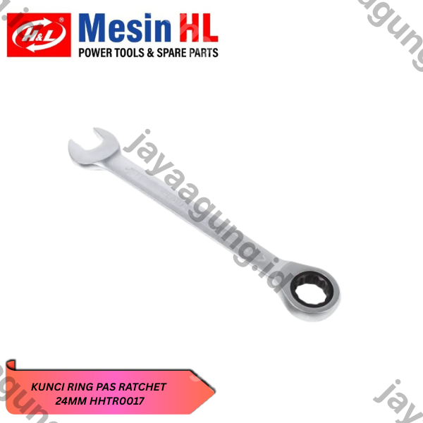 Gambar KUNCI RING PAS RATCHET H&L 24MM HHTR0017 ke-2
