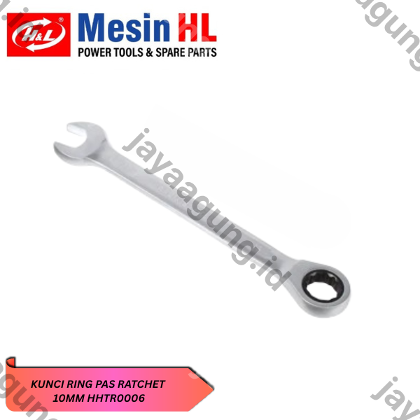 KUNCI RING PAS RATCHET H&L 10MM HHTR0006