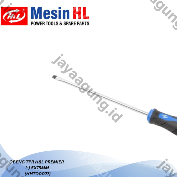 Gambar OBENG TPR H&L PREMIER 5X75MM(-)  (HHTO0027) ke-3