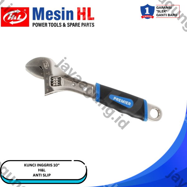 Gambar KUNCI INGGRIS GG ANTI-SLIP HL PREMIER 10" HHTK0022 ke-2