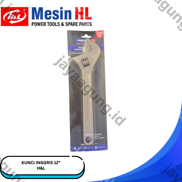 Gambar KUNCI INGGRIS HL PREMIER 12" HHTK0011 ke-3