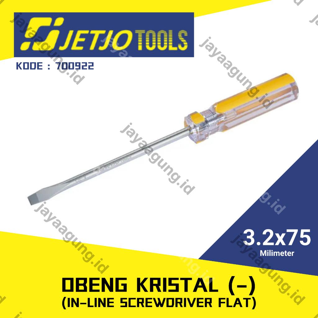 OBENG KRISTAL JETJO (-) 3.2X75MM 700922