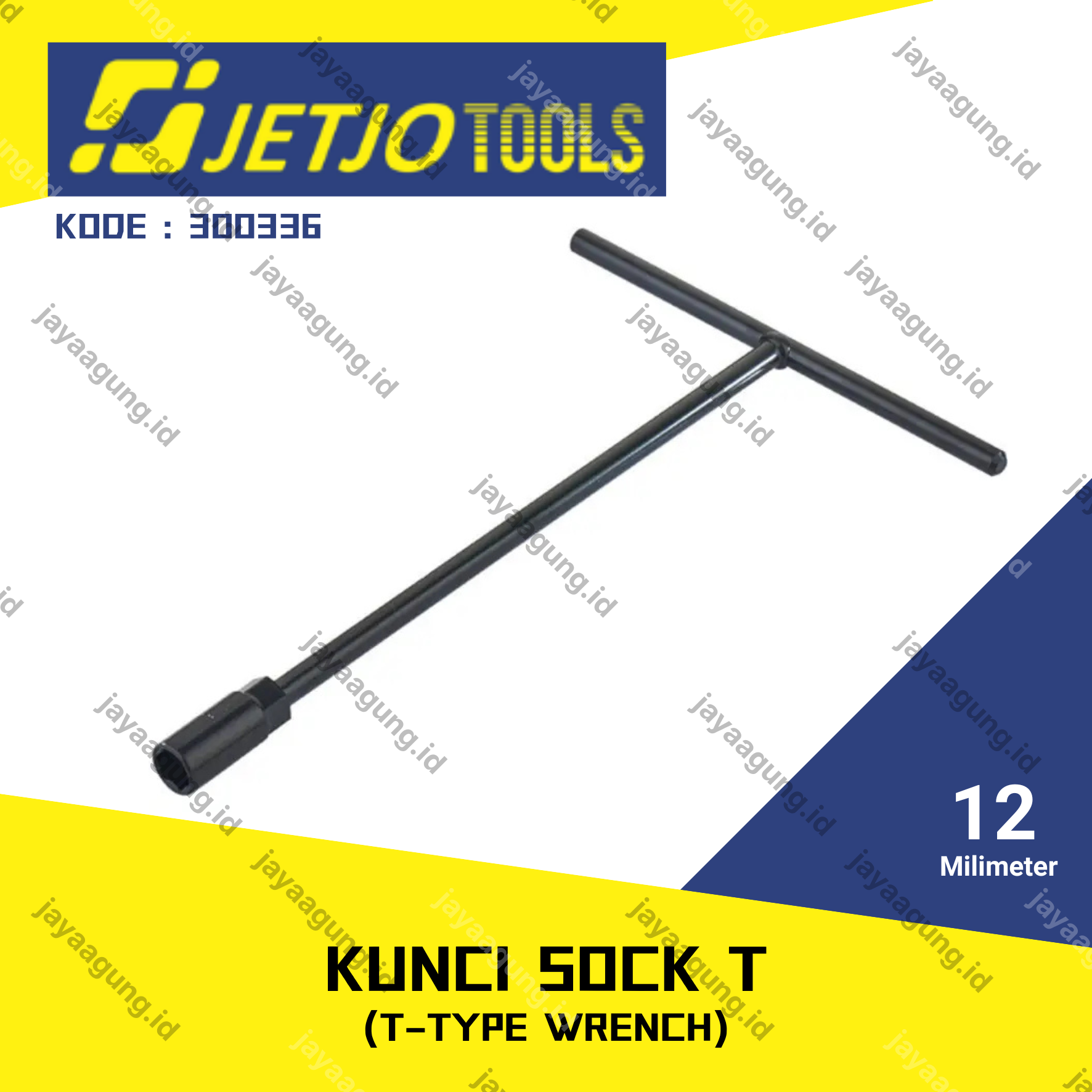 KUNCI SOCK T JETJO 12MM 300336