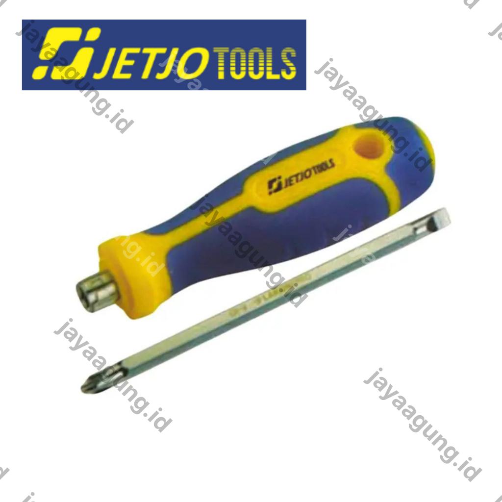 Gambar OBENG BOLAK BALIK TPR JETJO 125MM 701057 ke-2