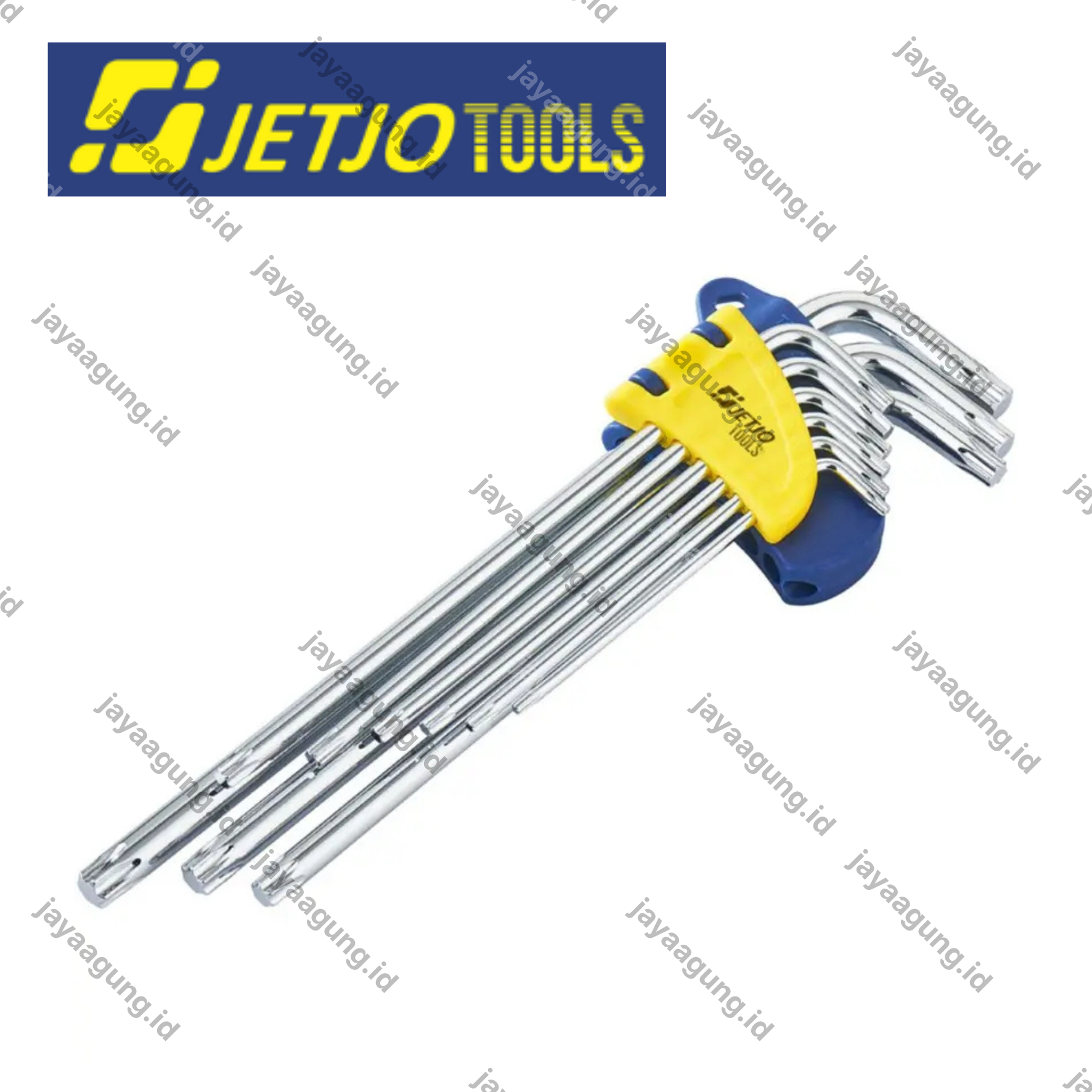 Gambar KUNCI L SET TORX JETJO 9PCS (NO.LUBANG) 601305 ke-2