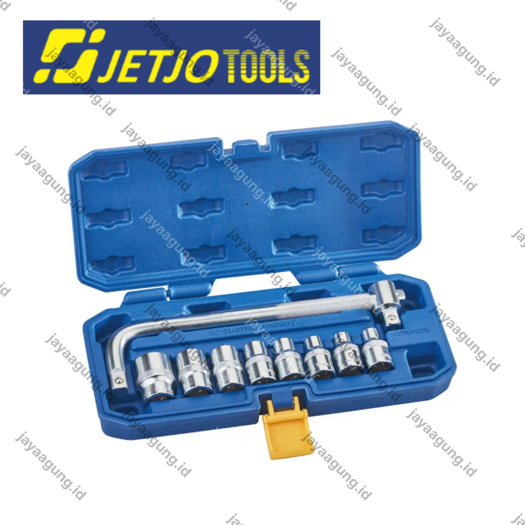 Gambar SOCK SET 1/2" 6PT JETJO 10PCS 200704 ke-2
