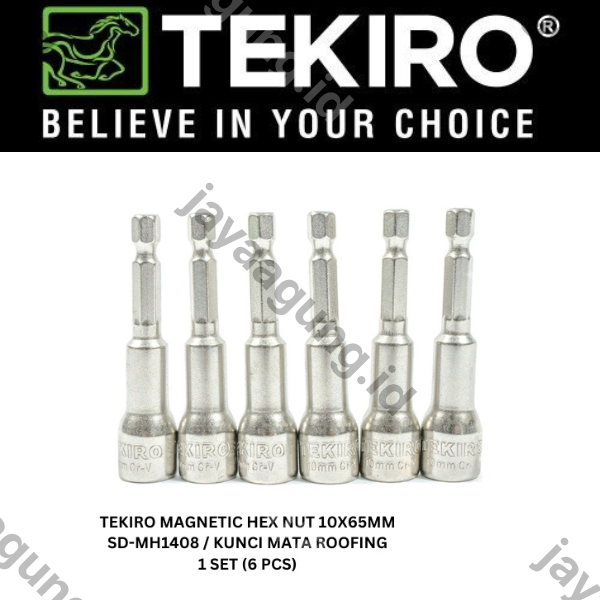 Gambar MAGNETIC HEX NUT TEKIRO 10X65MM SD-MH1408 ke-3