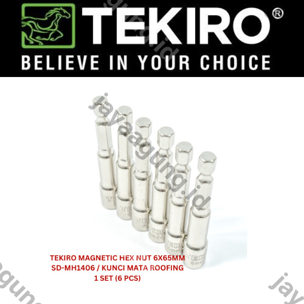 Gambar MAGNETIC HEX NUT TEKIRO 6X65MM SD-MH1406 ke-3