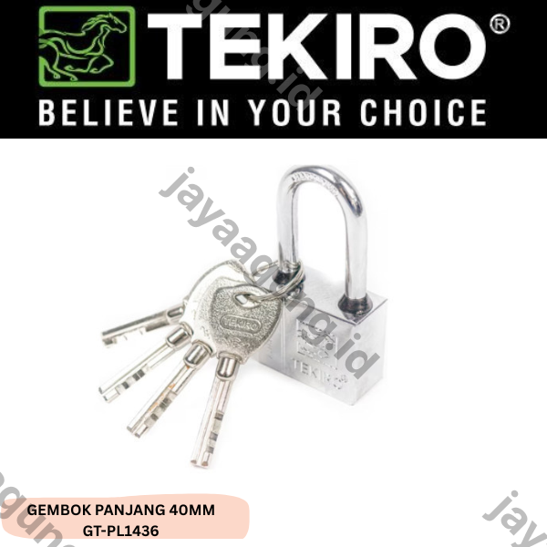 Gambar GEMBOK BESI TEKIRO PJG 40MM GT-PL1436 ke-2