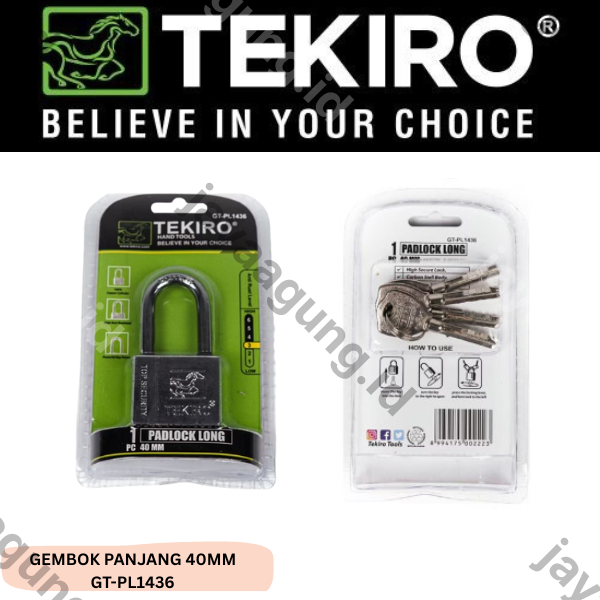 Gambar GEMBOK BESI TEKIRO PJG 40MM GT-PL1436 ke-3
