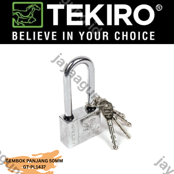 Gambar GEMBOK BESI TEKIRO PJG 50MM GT-PL1437 ke-2