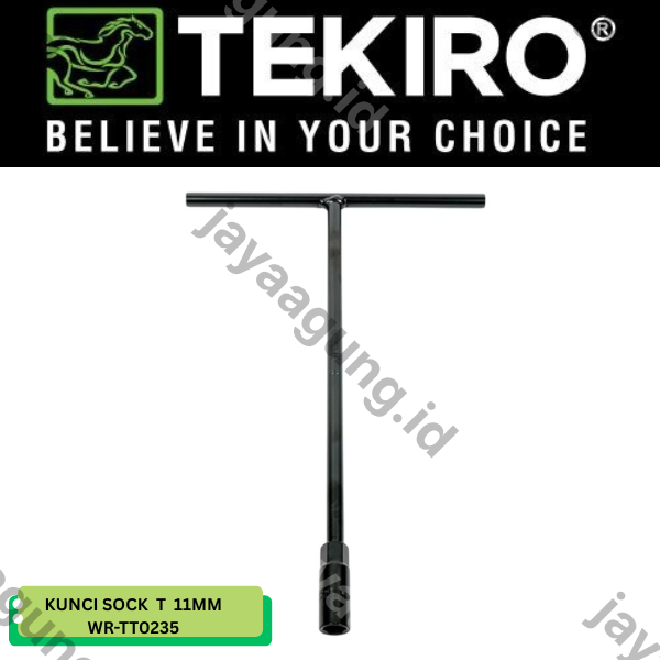 Gambar KUNCI SOCK T TEKIRO HITAM 11MM WR-TT0235 ke-3