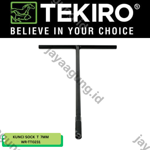 Gambar KUNCI SOCK T TEKIRO HITAM 7MM WR-TT0231 ke-4