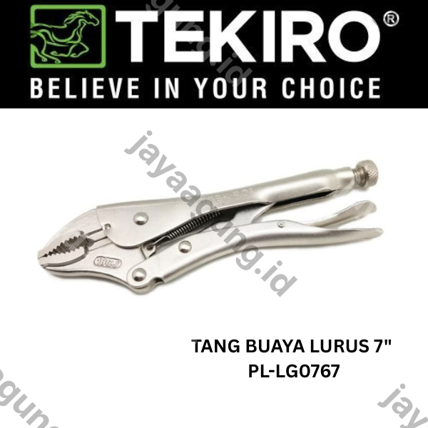 Gambar TANG BUAYA LURUS TEKIRO 7" PL-LG0767 ke-3