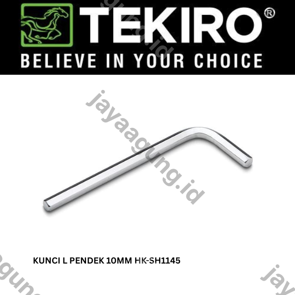 KUNCI L PENDEK TEKIRO 10MM HK-SH1145
