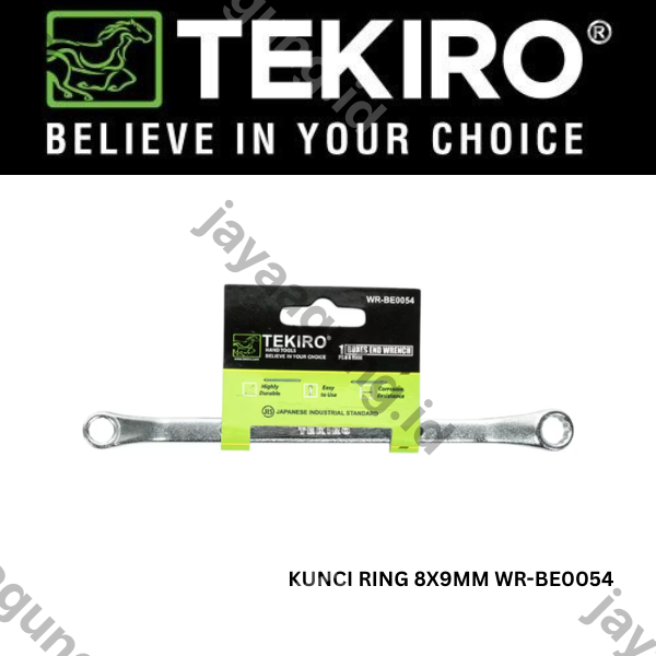 KUNCI RING TEKIRO 8X9MM WR-BE0054