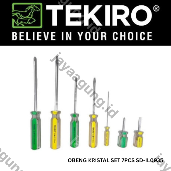 Gambar OBENG KRISTAL SET TEKIRO 7PCS SD-IL0935 ke-2