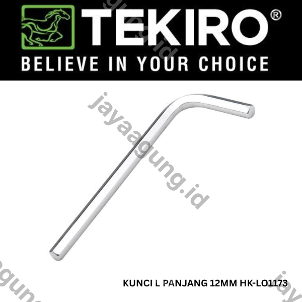 KUNCI L PANJANG TEKIRO 12MM HK-LO1173