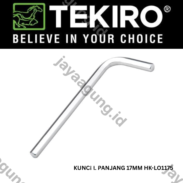 KUNCI L PANJANG TEKIRO 17MM HK-LO1175