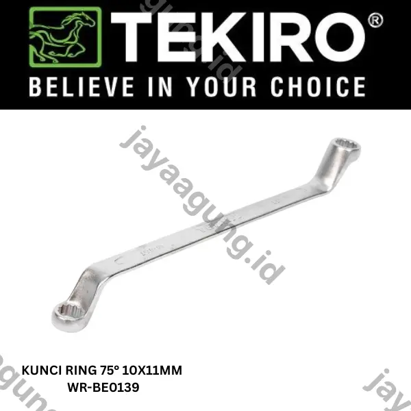 Gambar KUNCI RING 75° TEKIRO 10X11MM WR-BE0139 ke-3