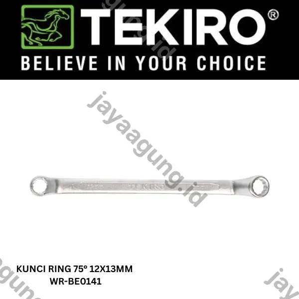 Gambar KUNCI RING 75° TEKIRO 12X13MM WR-BE0141 ke-2