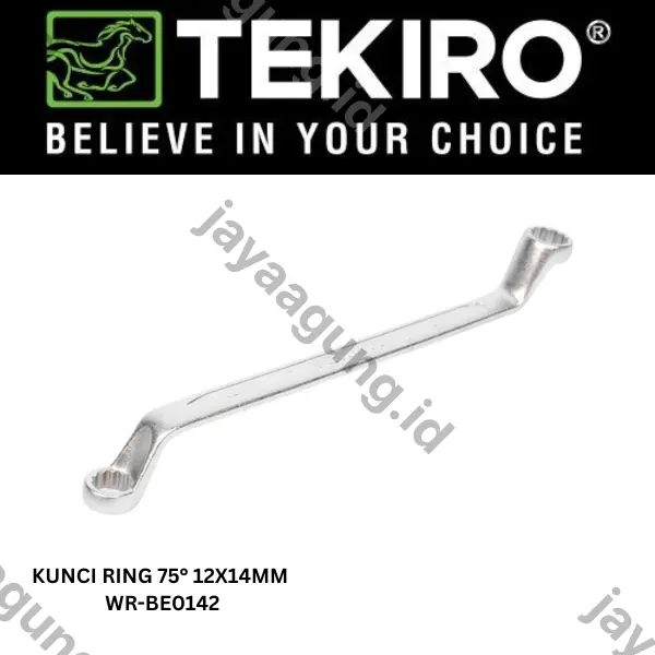 Gambar KUNCI RING 75° TEKIRO 12X14MM WR-BE0142 ke-3