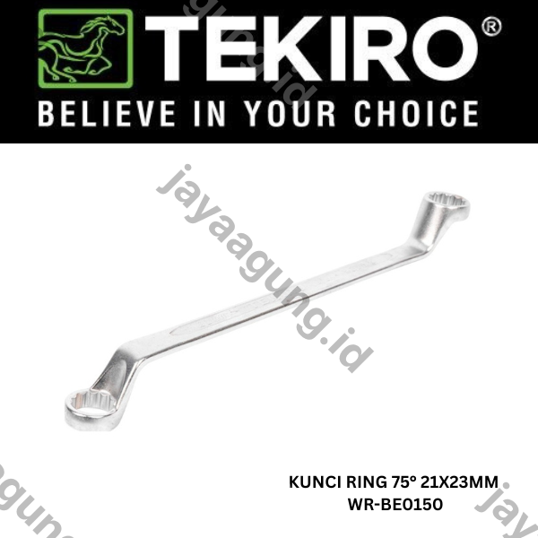Gambar KUNCI RING 75° TEKIRO 21X23MM WR-BE0150 ke-3