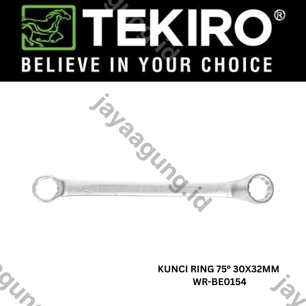 Gambar KUNCI RING 75° TEKIRO 30X32MM WR-BE0154 ke-2
