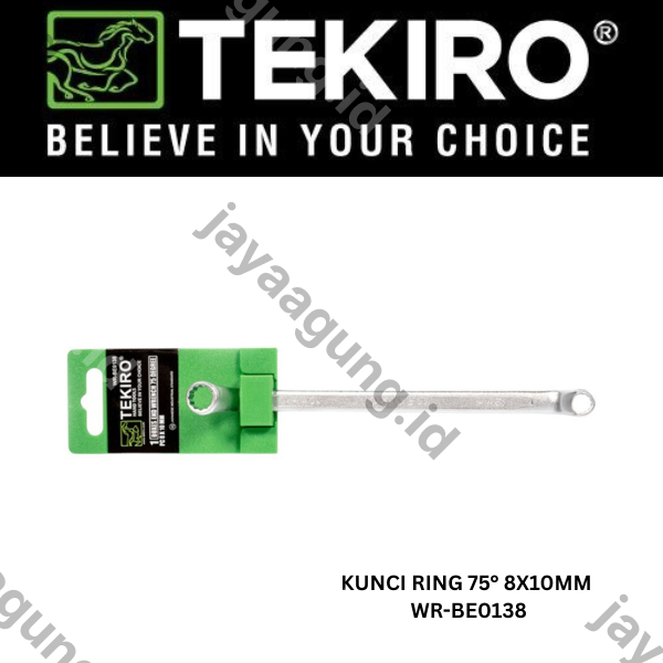 KUNCI RING 75° TEKIRO 8X10MM WR-BE0138**