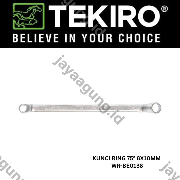 Gambar KUNCI RING 75° TEKIRO 8X10MM WR-BE0138** ke-2