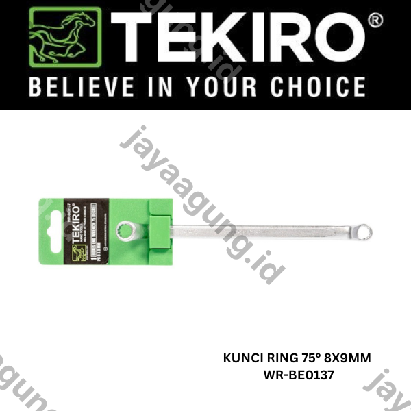 KUNCI RING 75° TEKIRO 8X9MM WR-BE0137**