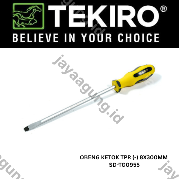 OBENG KETOK TPR TEKIRO (-) 8X300MM SD-TG0955