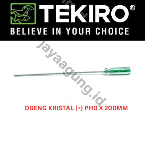 Gambar OBENG KRISTAL TEKIRO (+) PH0X200MM (3.2) SD-IL0795 ke-2