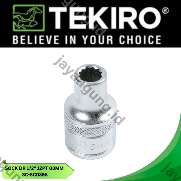 Gambar SOCK DR 1/2" TEKIRO 12PT 08MM SC-SC0398 ke-4