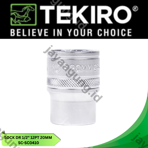 Gambar SOCK DR 1/2" TEKIRO 12PT 20MM SC-SC0410 ke-2
