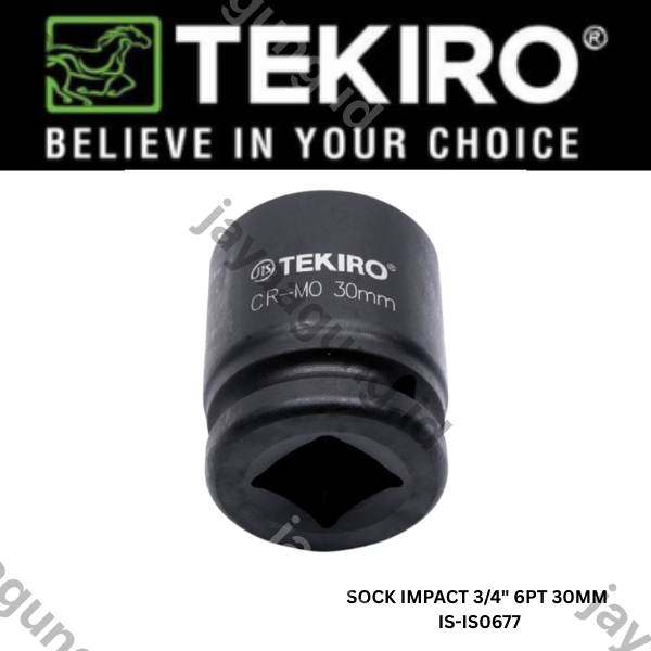 Gambar SOCK IMPACT 3/4" TEKIRO 6PT 30MM IS-IS0677 ke-2