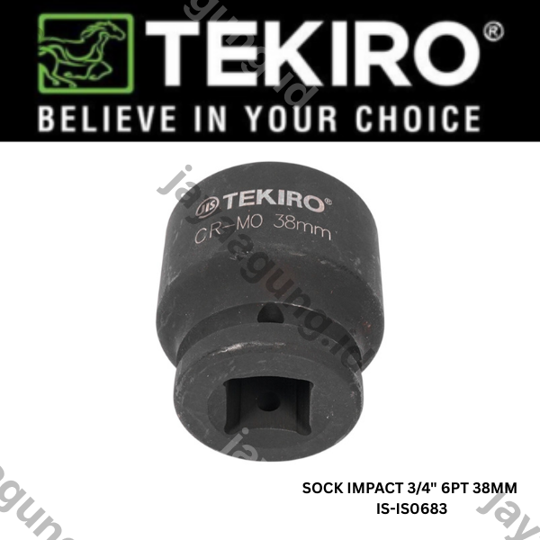 Gambar SOCK IMPACT 3/4" TEKIRO 6PT 38MM IS-IS0683 ke-2