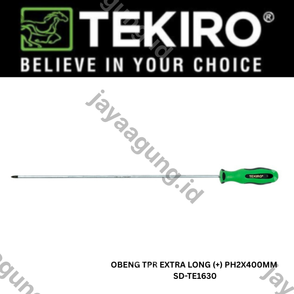 OBENG TPR EXTRA LONG TEKIRO PH2X400MM (+) SD-TE1630