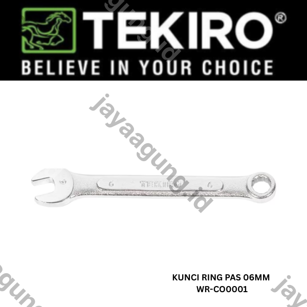 Gambar KUNCI RING PAS TEKIRO 06MM WR-CO0001 ke-2