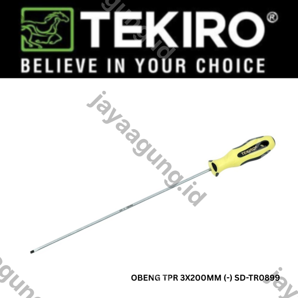 Gambar OBENG TPR TEKIRO 3X200MM (-) SD-TR0899 ke-3