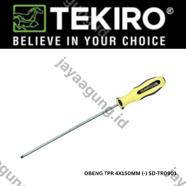 Gambar OBENG TPR TEKIRO 4X150MM (-) SD-TR0901 ke-3